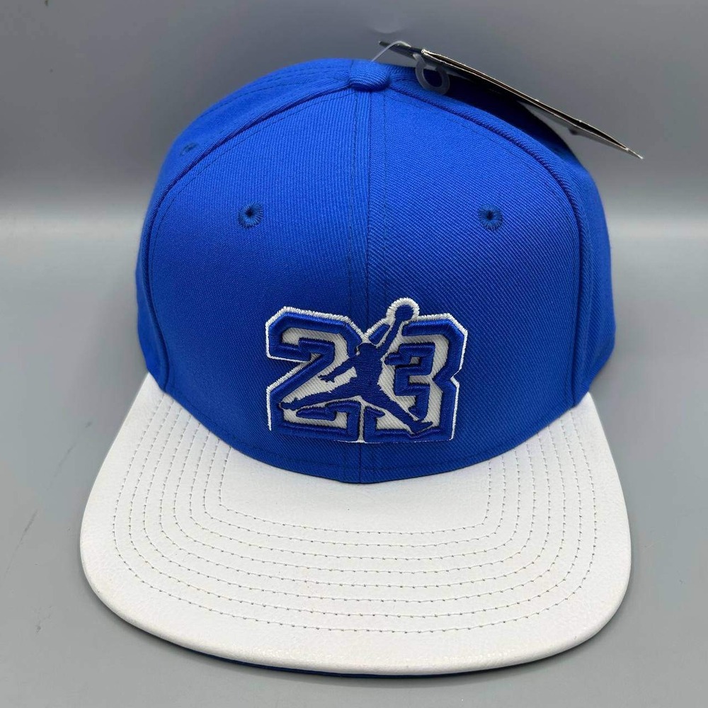 Air Jordan 23 Hat Men Blue White Embroidered Jumpman Snap Back Cap New